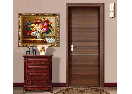 Begrüßung von Gästen mit Holzfurnier -Innentüren in Hotels und Resorts