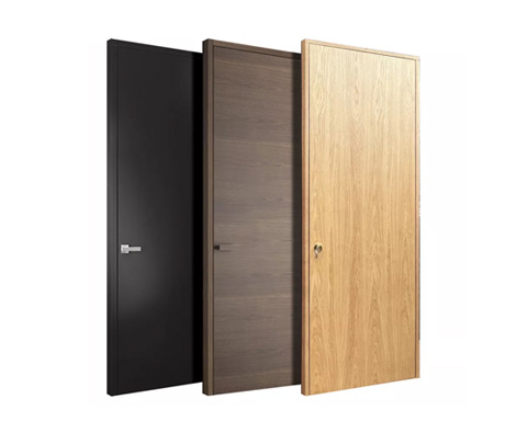 Moderne Schlafzimmertüren Eiche Innenraum Massivholz Panel -Türe